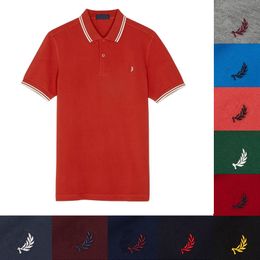 Fred Perry Men's Polos Shirt Designer Shirt Polo Broidered Logo Womens Mens Tees Courte à manches