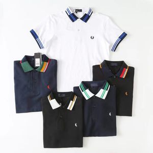 Fred Perry herenpoloshirts Designer T-shirt Hoge kleding Korte mouw Mode Casual poloshirts Ademende revers met mouwen