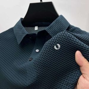 Fred Perry T-shirt Herenpolo's Borduren Hoogwaardig hoogwaardig gebreid cool poloshirt Zomer Casual kraag Rib Ademende top Korte mouwen T-shir 405