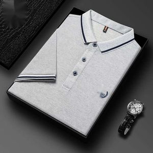 Fred Polo Perry Men Designer T-shirt Top Quality Quality Luxury Fashion lâche et confortable Polos Summer Middle Aged Business Mens Mens à manches courtes Polo à manches