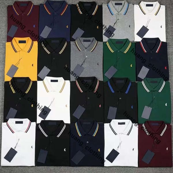 Fred Shirt Perry Polo clásico para hombre Camisa de diseñador Polo Logotipo bordado Camisetas para mujer Camisa Freddy de manga corta Fred Polo Pferd Polo Camisa Sperry gratis Camiseta Pery 169