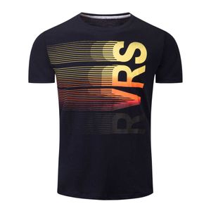 FREDD MARSHALL lettre 3D numérique imprimé t-shirt hommes été hommes col rond à manches courtes chemise mâle Camisetas Hombre Rock 314 210527