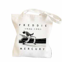 Freddie Mercury winkeltas shopper winkel handtas bolso tas tote doek opvouwbare sac toile A7un #