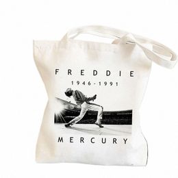 Freddie Mercury winkeltas shopper winkel handtas bolso tas tote doek opvouwbare sac toile G52Y #