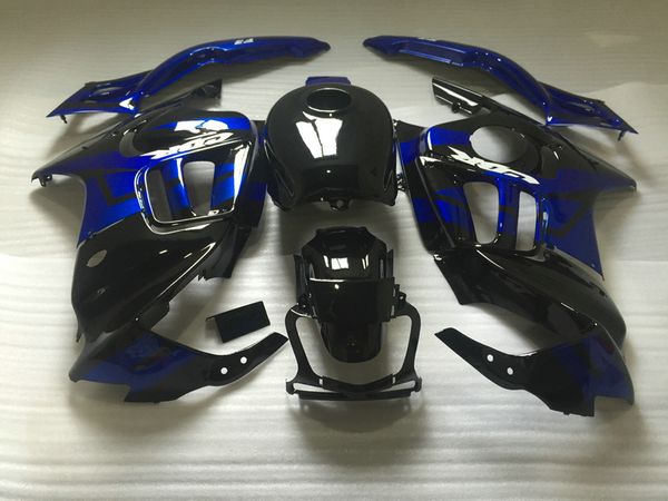 Kit de carenado personalizado gratis para Honda CBR600 F3 95 96 juego de carenados azul negro CBR 600 F3 1995 1996 OT18