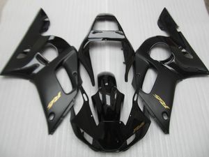 Gratis 7 carenados de regalos para Yamaha YZF R6 98 99 00 01 02 kit de carenado de motocicleta negro YZFR6 1998-2002 OT30