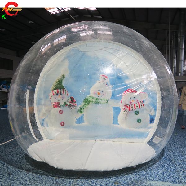 Free Air Ship Actividades al aire libre Sala de burbujas inflable de Navidad Tienda transparente para la venta