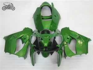 Gratis Custom Chinese Backings voor Kawasaki Ninja 2000 2001 ZX9R Dark Green Body Repair Motorfiets Fairing Kits ZX-9R 00 01 ZX 9R