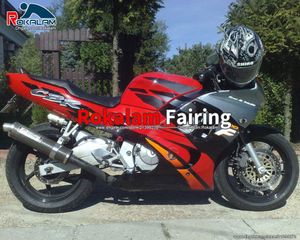 Free Custom Custom Black Caidings pour Honda CBR600F3 CBR600 F3 1995 1996 CBR 600 95 Kit de carrosserie (moulage par injection)