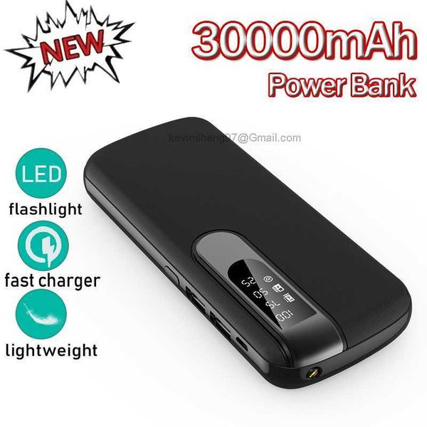 LOGO personnalisé gratuit 20000mAh chargeur de batterie externe à affichage numérique de banque de puissance de charge rapide bidirectionnelle avec lampe de poche pour iPhone Xiaomi Android