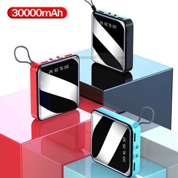 LOGO personnalisé gratuit Mini Power Bank Portable 10000mAh chargeur bidirectionnel charge rapide batterie externe affichage numérique lampe de poche pour iPhone Xiaomi