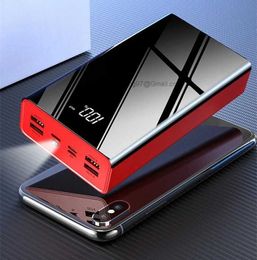 Gratis aangepaste LOGO powerbanks 50000mAh voor Xiaomi Samsung IPhone met hoge capaciteit Outdoor Travel Portable Fast Charging