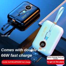 Banques de puissance LOGO personnalisées gratuites 66W charge super rapide 10000mAh pour Huawei P40 ordinateur portable Powerbank chargeur de batterie externe Portable pour iPhone Xiaomi
