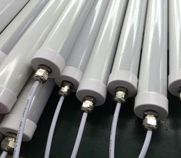 Gratis bezorgkosten IP68 Waterdichte 1200 mm 18W T8 LED-buis met transparante of melkachtige witte dekking en lijm binnen voor natte omgeving