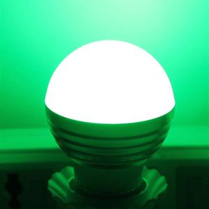 Entrega gratuita E27 3W RGB LED bombilla de luz regulable 85-265V bombilla de oficina bombillas nuevas y de alta calidad