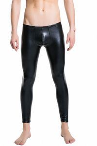 Livraison gratuite Nouveaux pantalons en cuir pour hommes Boxers en faux cuir Nouveaux pantalons de combat sexy pour hommes Fi Nouveaux boxers 82tX #