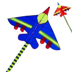 Gratis levering van kindervliegtuigkit Childrens Fighter Kit Online buitenspel speelgoed Cerf Volant Professional Style Kit Travel 240514