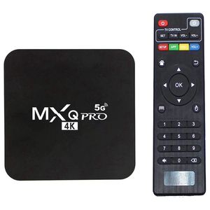 MXQ Pro Android 10 TV Box Rockship RK3228A Quad Core 4K HD Mini PC 1G 8G Wifi H.265 Reproductor multimedia inteligente