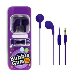 Gratis DHL! ILU Bubble Gum Talk Generatie 2 3e oortelefoon kleurrijke bedraad handsfree 3,5 mm oordopjes sportstereo in oor headset met microfoon afstandsbediening voor Android -telefoon