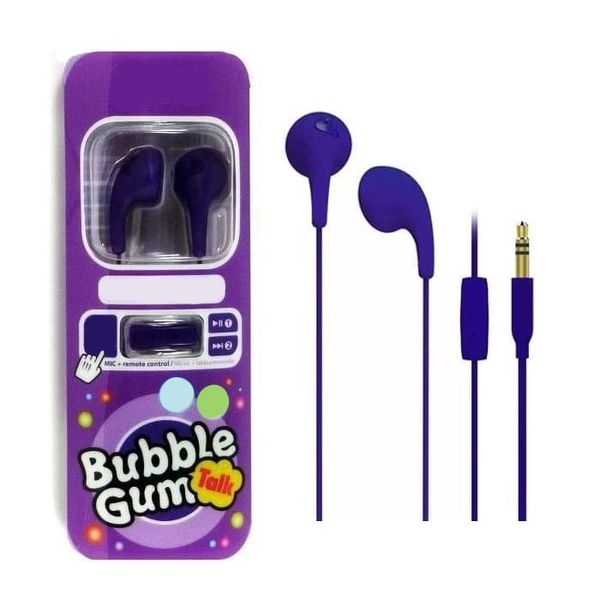 ¡DHL gratis! ILU Bubble Gum Talk Generation 2 3er auricular colorido auricular a los auriculares Sports Sports Sports en los auriculares con control remoto de micrófono para el teléfono Android