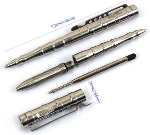 Gratis DHL Tactical Pen Outdoors Survival Self Defense Pen Multifunctionele Security Emergency Tool voor kerstcadeau