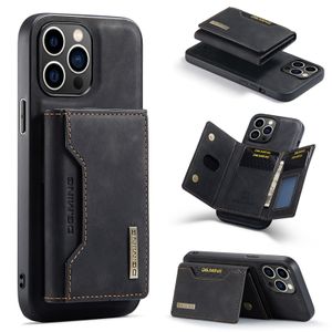 Gratis DHL groothandel Magnetische Afneembare Lederen Portemonnee Kaarten Houder Telefoon Case Voor iPhone 14 Pro Max 13 12 11 mini X XS XR 7 8 Plus