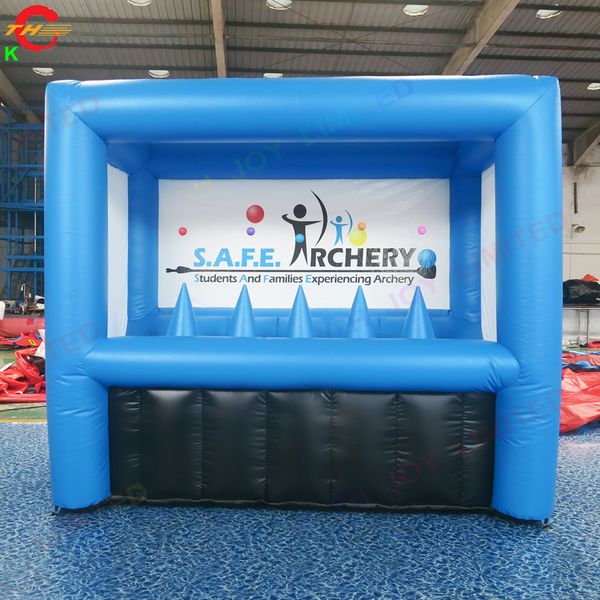 Puerta libre Nave Actividades al aire libre Niños N adultos Juego de tiro con arco inflable interactivo tiro con arco deportes con pelotas para la venta