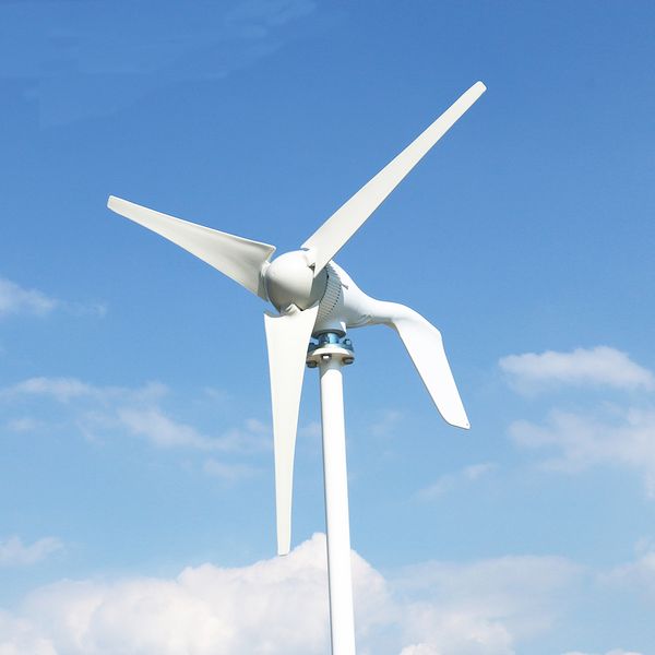 Free Energy China Factory 3/5 Blades Wind Mounils Wind Turbine Generator 1000W 12V 24V 48V avec contrôleur de charge MPPT pour usage domestique