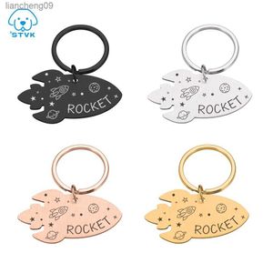 Gratis gegraveerde hond ID-tag gepersonaliseerde kat puppy ID-tag huisdier halsband accessoires aangepaste honden anti-verloren naamplaatjes hanger