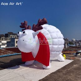 Free Express Cute Inflatable Cotton Sheep Air Blown Animal For Outdoor Advertising Decoration