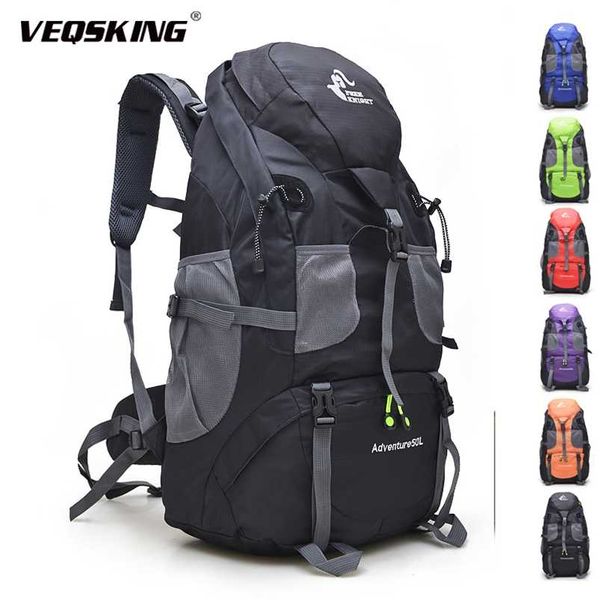 Mochilas de senderismo Free Knight 50L, mochila de senderismo impermeable unisex, bolsas de escalada de montaña para deportes al aire libre 211224