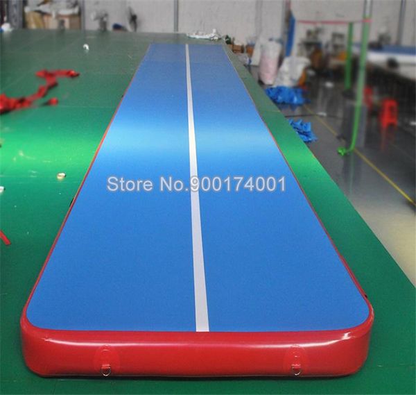 Livraison gratuite gratuit une pompe 3x1x0.2m tapis de culbutage de piste de gymnastique à Air gonflable, piste d'air matérielle DWF/piste d'air gonflable