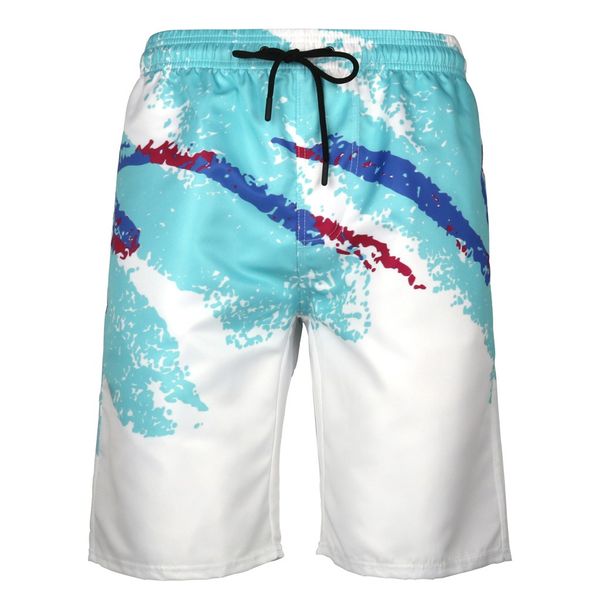 Short de plage hawaïen autruche gratuit hommes décontracté Simple petit motif frais hommes été Simple décontracté sport Shorts de plage