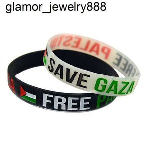 Bracelet Palestine gratuit Bracelet inspirant Sauver Gaza Bracelet de sport en silicone