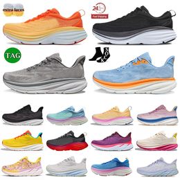 Free People Bondi 8 Hardloopschoenen Dames Clifton 9 Roze Carbon x 2 Ijsblauw Zwart Wit Wolk Zomer Lied Mist Tennis Retros Wandelschoenen Outdoor Heren Dames