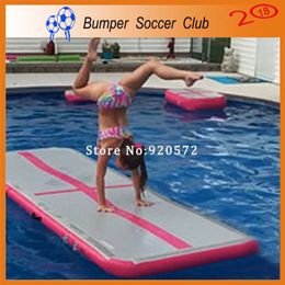 Livraison Gratuite Pompe Gratuite Haute Qualité 3 * 1 * 0.1m Gonflable Tumble Track Trampoline Air Track Gymnastique Gonflable Air Mat À Vendre