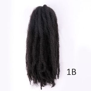 Free Sample Short Dread Soft Curly Ombre Color Yaman Twist 20 Inch Extension Hair Crotchet Marley Afro Kinky Braid