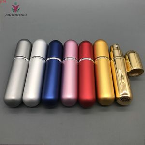 Envío gratis 14 unids Portátil Portátil Pen Perfume Pen Botella de aerosol Remolque Vacío Aluminio Parfum Atomizador Para Comunicar Comunión