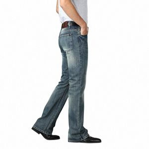 Livraison gratuite 2022 Hommes Quatre Seass Nouveaux jeans évasés Taille haute Haute qualité Lâche Pantalons décontractés à jambes larges K6YM #