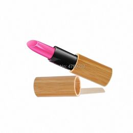 Livraison gratuite 20pcs 12.1mm bambou vide rouge à lèvres tube bricolage baume à lèvres bâton bouteille rechargeable Ctainer outils de maquillage accessoires F5hs #