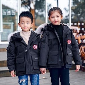 Manteaux d'hiver Canda Goode pour enfants, veste de styliste, cadeau de noël pour enfants, vêtements pour jeunes filles et adolescents, livraison gratuite