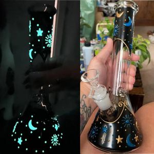 Mobius Glazen waterpijp Dab Rigs Waterpijpen Stereo Matrix Perc heavy Smoke waterpijpen Downstem Perc Bubbler met 18mm gewrichten