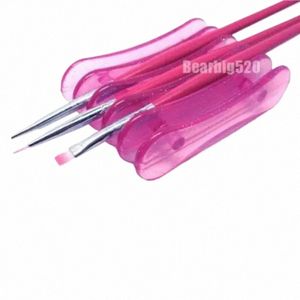 Envío gratis Nail Art Maquillaje Diseño Craft Acrílico UV Gel Brush Pen Holder Stand Herramientas de peinado eléctrico Nail Brush Perfumes j1UL #