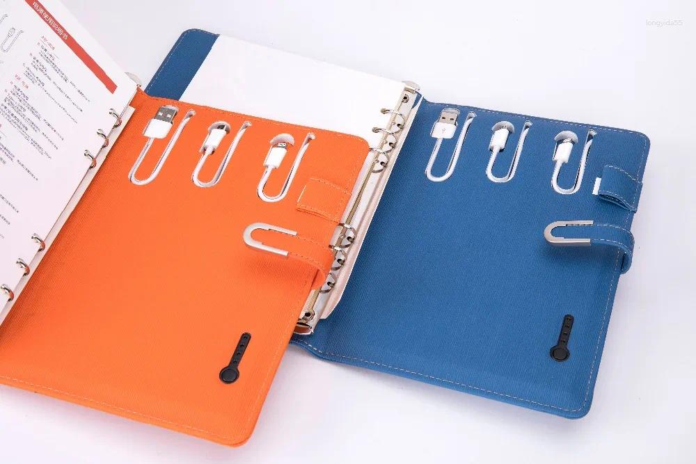 Free Ship Notebook With Powerbank USB Could Customer Logo