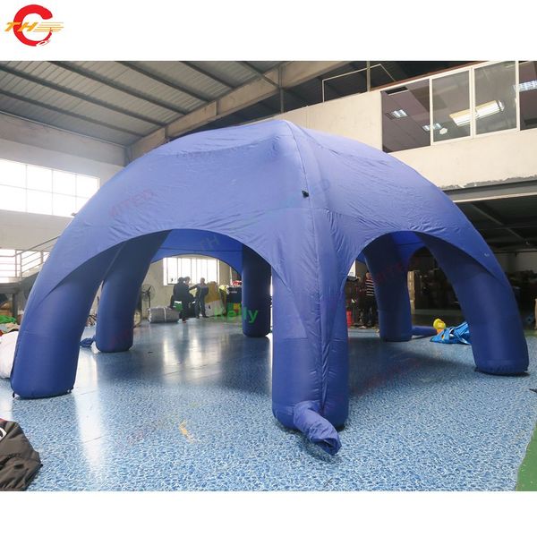 Envío Gratis actividades al aire libre 10mWx10mLx4.5mH (33x33x15ft) tienda de campaña con forma de araña, tienda inflable con dosel, tienda Gazebo para eventos al aire libre