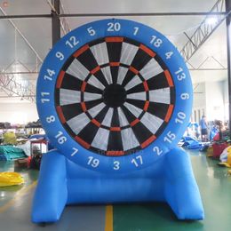 Gratis schip Outdoor Activiteiten 2,5 m High opblaasbaar Dart Board Carnival Game Blue/Black opblaasbaar Darts speelgoed te koop