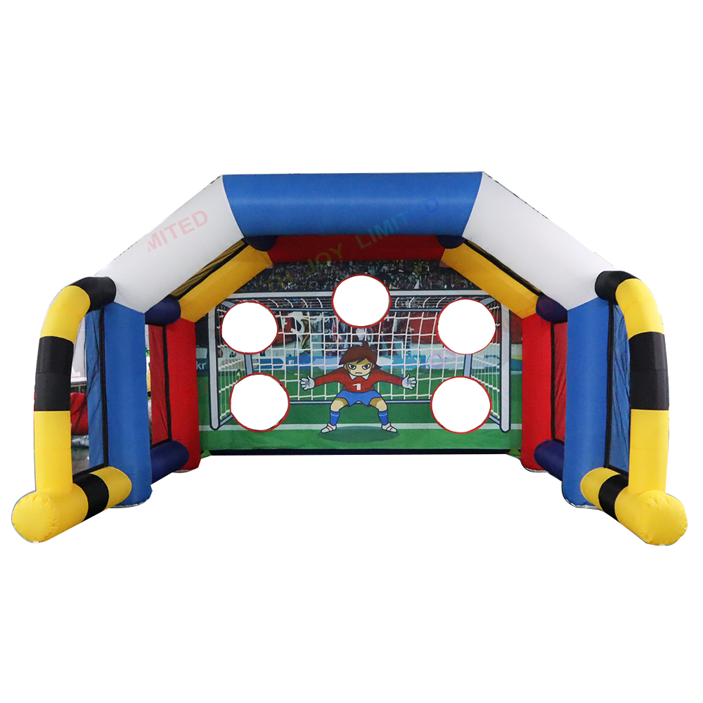 Free Ship Outdoor Activities 4.5x4.5m(15*15ft) Inflatable Football Soccer Shooting Carnival Rental Sport Game Toys For Outdoor Events88