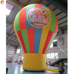 Gratis schip Outdoor Activiteiten 6 m Gigantische opblaasbare grondballonnen te koop