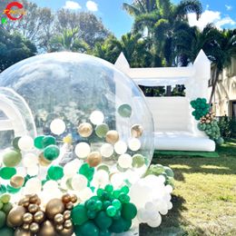 Бесплатная доставка, прозрачный надувной пузырьковый дом для отдыха на свежем воздухе, пузырьковая палатка для кемпинга, прозрачная палатка-иглу, прокат свадебной вечеринки