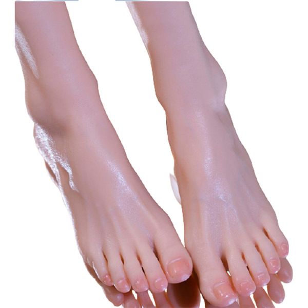 Bateau gratuit!! Modèle de chaussettes pour femmes en silicone beau pied de mannequin pour l'affichage